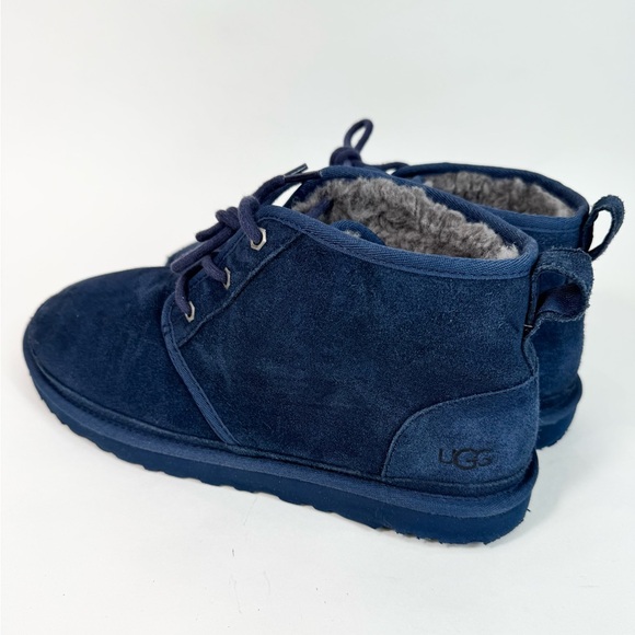 UGG Neumel Men’s Blue Sheepskin Boots #3236 - Size 10 - Picture 2 of 9